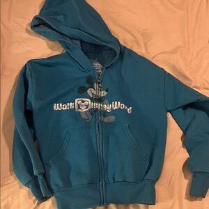 Disney Kids Teal Mickey Mouse Hoodie